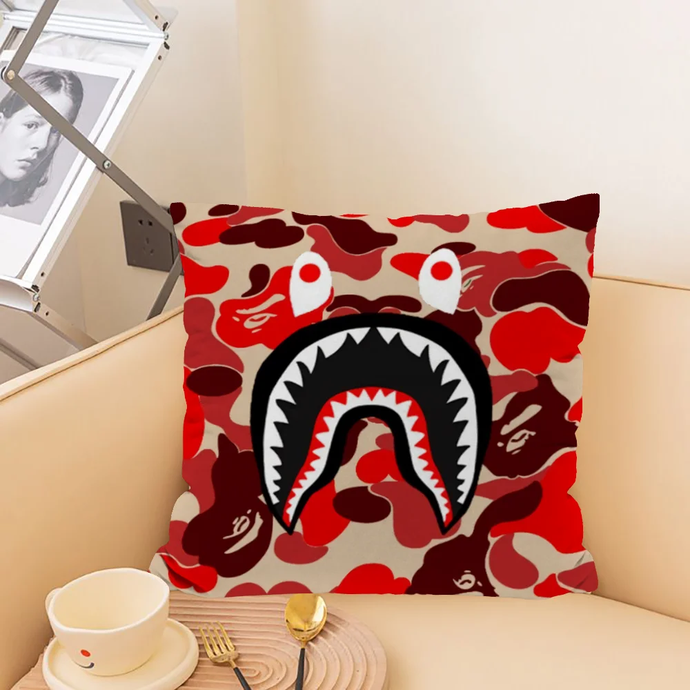 Квадратная Наволочка С Принтом B-bape-e Экологически Чистая Декоративная Из