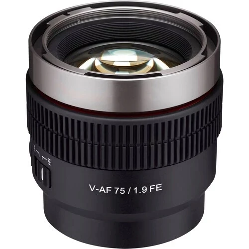 Полнокадровый объектив Samyang Cine V-AF 75 мм T1.9 FE с автофокусом полнокадровый