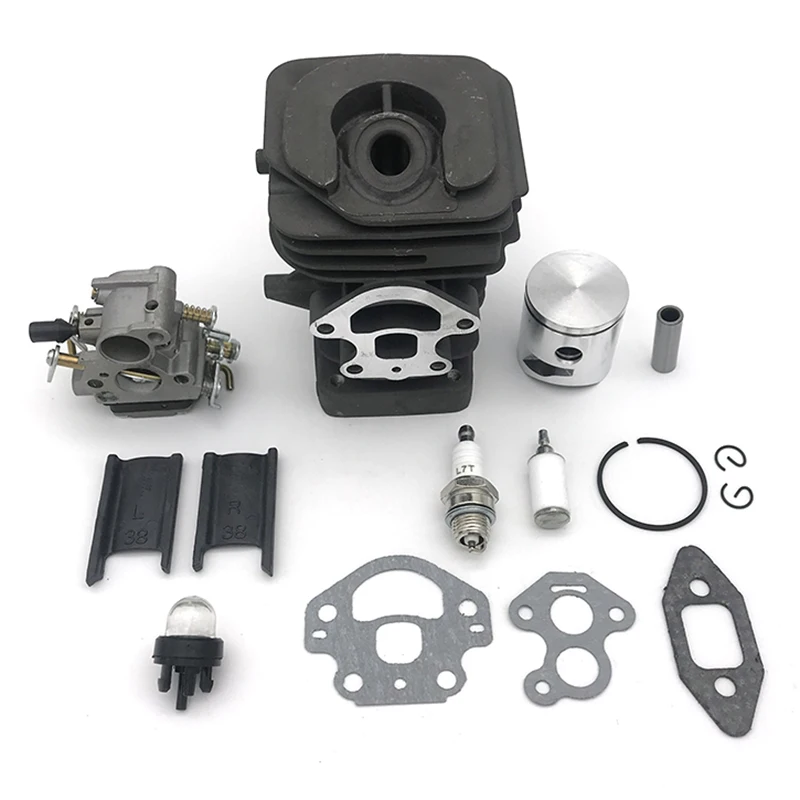 39 мм цилиндр поршень прокладка карбюратора комплект двигателя для Husqvarna 236 240 235