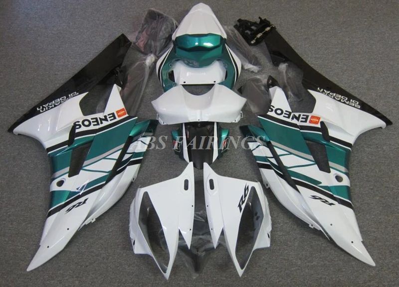 

4Gifts New ABS Motorcycle Whole Fairings Kit Fit For YAMAHA YZF- R6 2006 2007 06 07 Bodywork Set Custom Blue