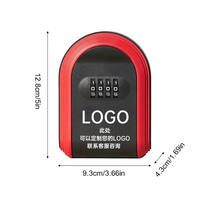 Ящик для хранения ключей настенный секретный органайзер 4-значный