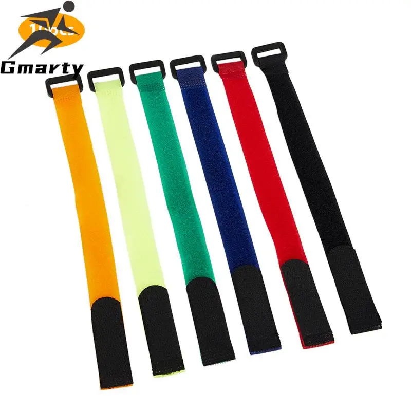 

MTB 2*30cm Bicycle Fixie Straps Multifunctional Reusable Fastening Bike Tie Nylon Hook & Loop Strap Cable Ties