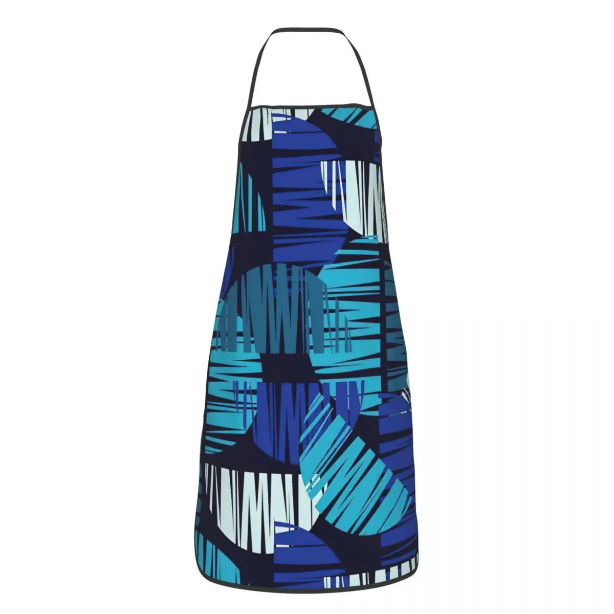 

Geometric Pattern Apron Cuisine Cooking Baking Gardening Retro Urban Bibs Kitchen Funny Pinafore for Men Women