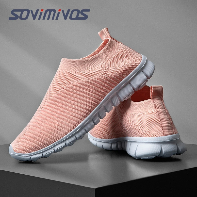Mens Slip on Walking Shoes Lightweight Breathable Non Slip Running Shoes Comfortable Fashion Sneakers for Men Women Big Size 47