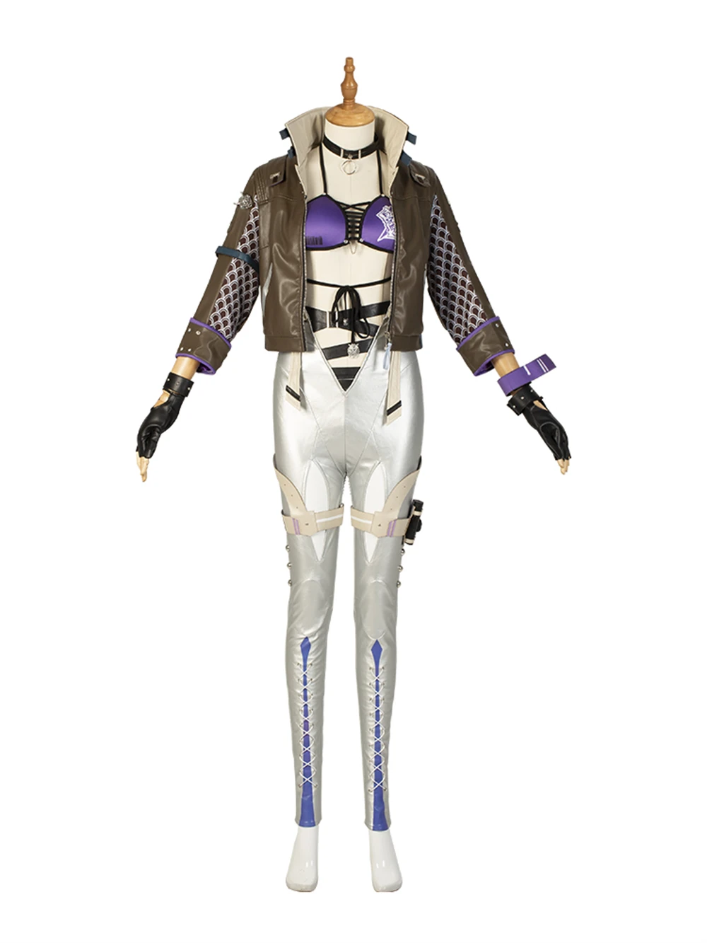 

Anime Path To Nowhere Cosplay Costume BaiYi Game Suit Cool Jumpsuits Motorcycle Uniform Halloween Party Outfit Women