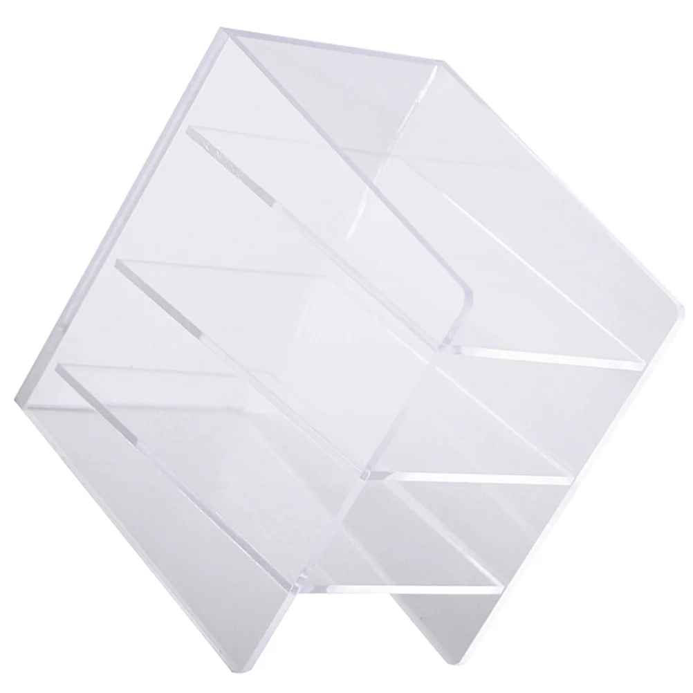 

Pen Holder Organizer Desk Desktop Acrylic Storage Container Box Cups Office Transparent Drawer Display Articles Furnishing