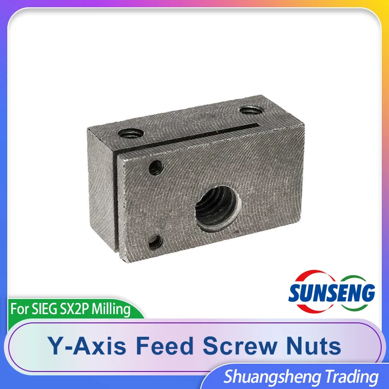 Чугунный Y-Axis подающий винт Метрическая гайка SIEG SX2P-011 аксессуары для мини-фрезерного станка Чугунный Y-Axis подающий винт Метрическая гайка SIEG SX2P-011 аксессуары для мини-фрезерного станка