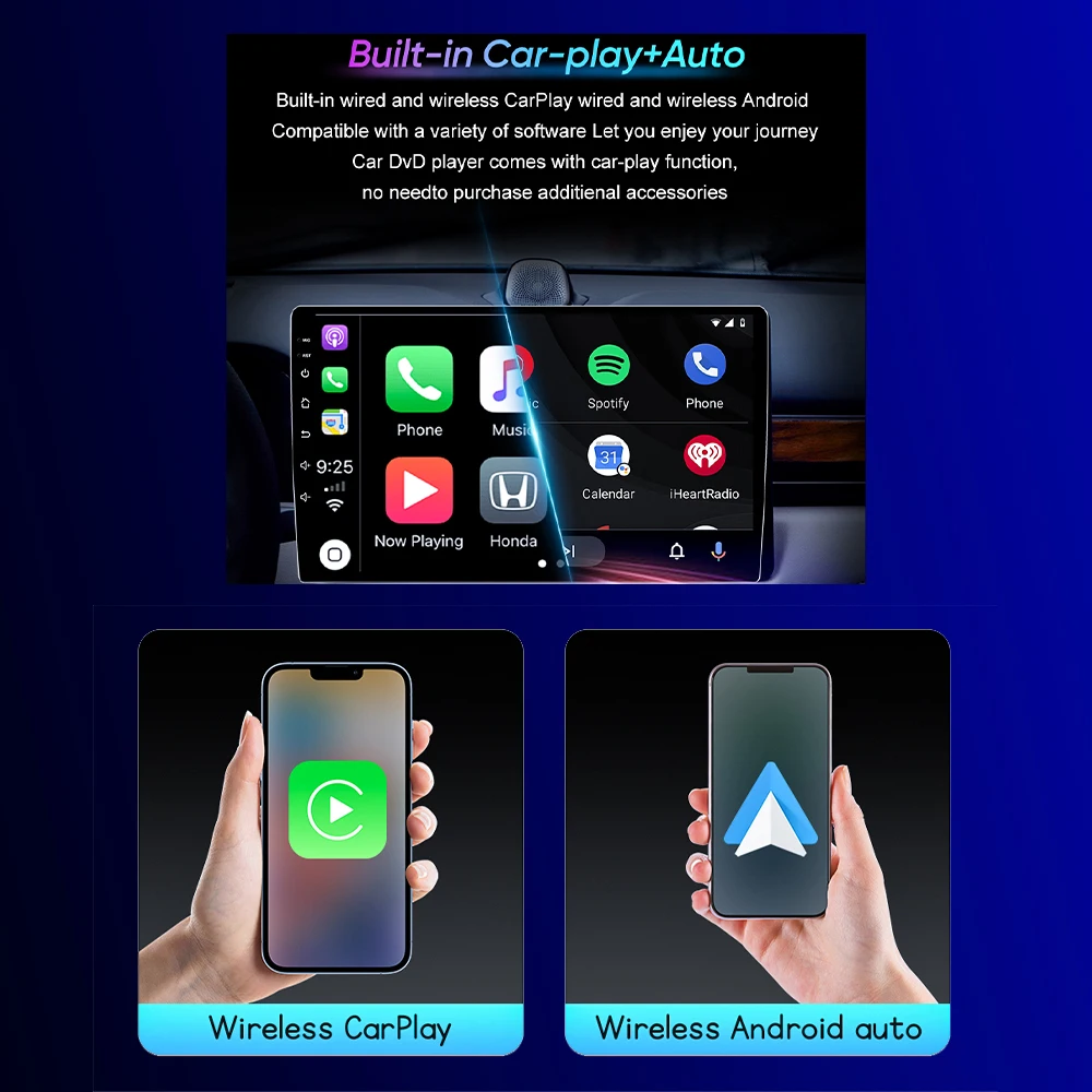 Фото Android 15 Carplay Автомобильный радиоприемник Мультимедиа для Toyota RAV4 Rav 4 2005-2016 навигационное видео DVD авторадио стерео 2din WIFI GPS №4
