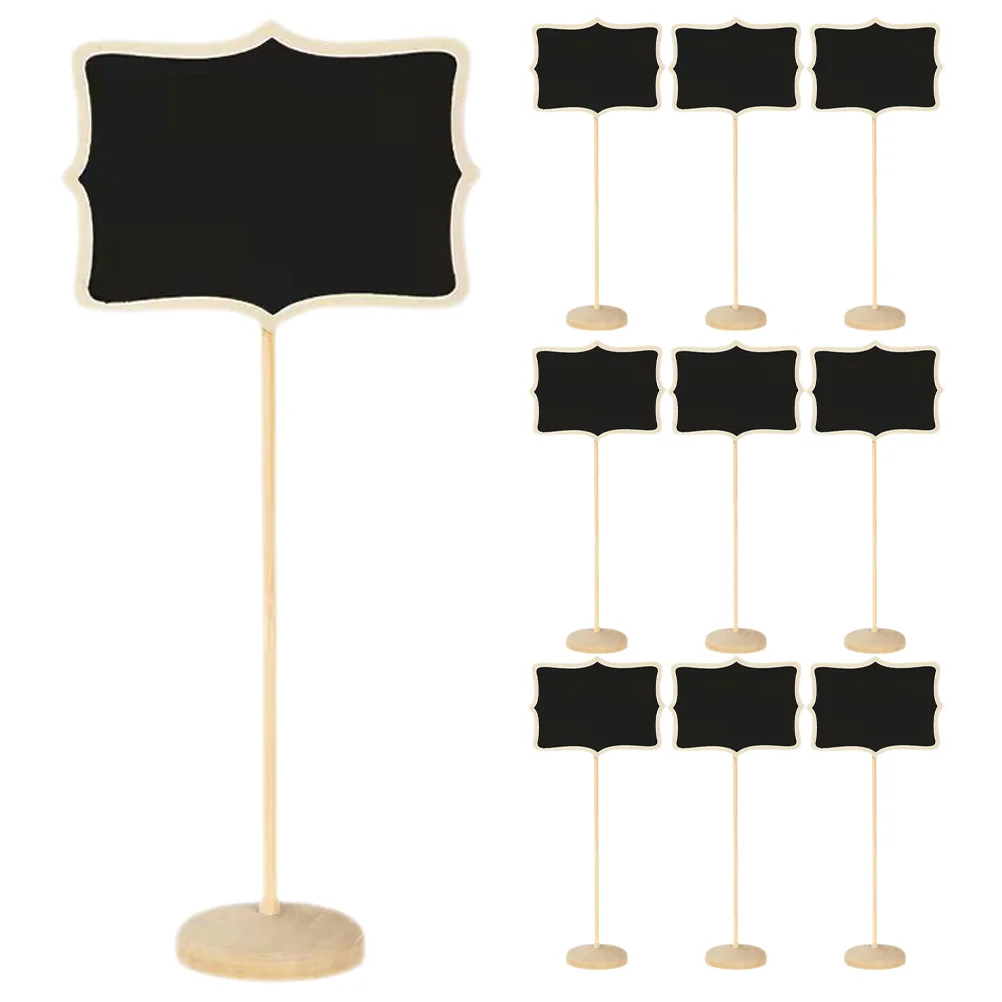 

Mini Blackboard Small Sign Standing Message Erasable Food Table Home Decor Buffet Chalkboards
