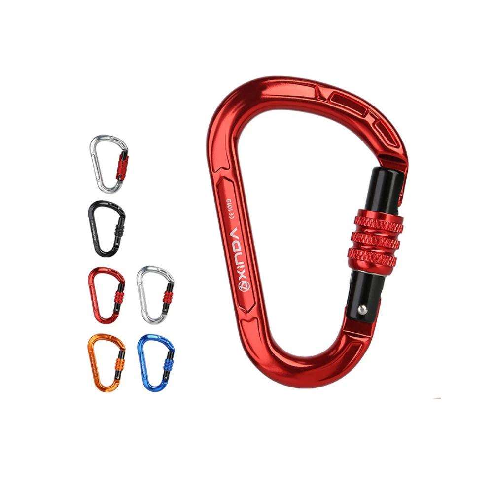 

P259 UIAA CE EN Certification Outdoor Mountaineering Rock Climbing Quick HMS Safety Buckle Pear-shaped Master Lock