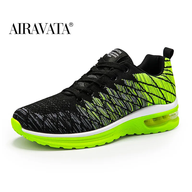 Running Shoes Men Women Air Cushion Sneakers Breathable Sports Shoes Comfortable Athletic Training Footwear