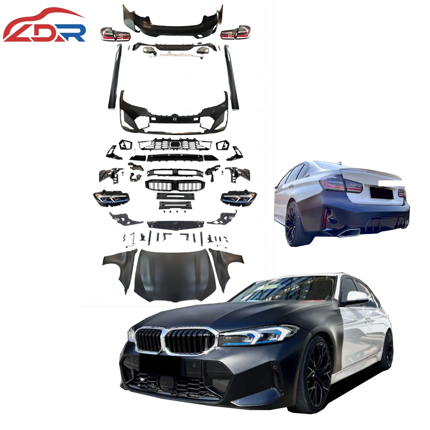 LDR для BMW новый дизайн F30/F35 обновление G20 Lci автомобильный Bodykit старый и комплект