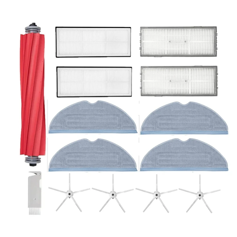

Запасные части EAS: основная щетка, боковые щетки, инструмент для чистки и фильтры для пылесоса Xiaomi Roborock S7 T7S T7 Plus