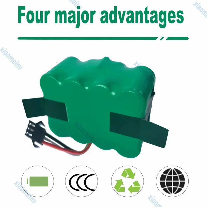 Аккумулятор SC14.4V на 3500 мА · ч подходит для трехстрочных роботов-подметателей