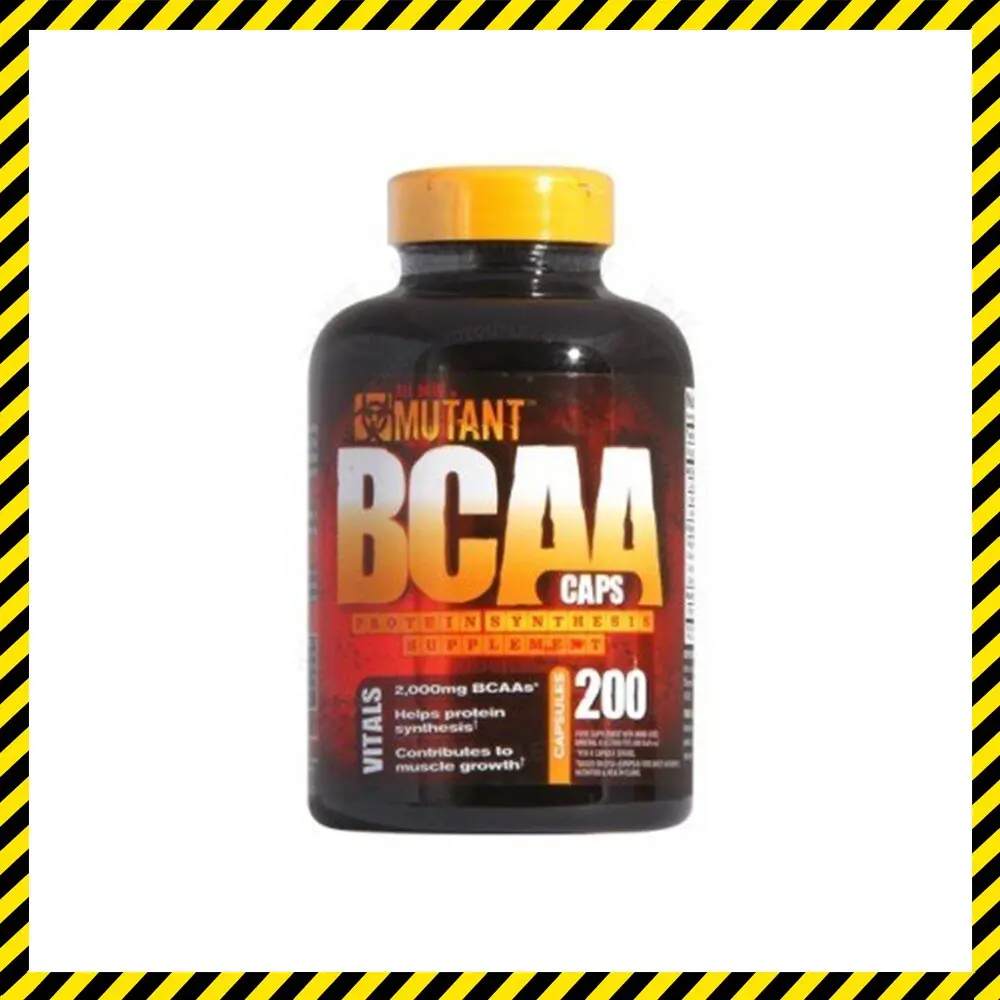 BCAA (БЦАА) Fit Foods Mutant caps 200 капсул Канада 50 порций |