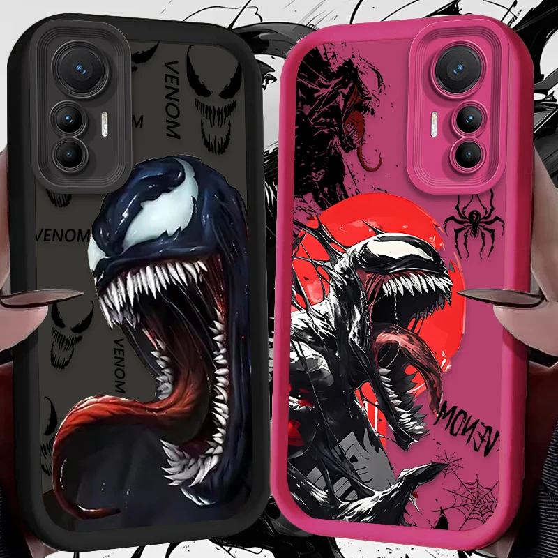 Фото Мягкий чехол Cool Marvel Venom для Xiaomi Poco X7 X6 X5 X3 NFC F7 F6 F5 F3 M7 M6 Pro 4G 5G Mi 12 11 Lite NE 5G 13T 12T 11T 14T Pro №1