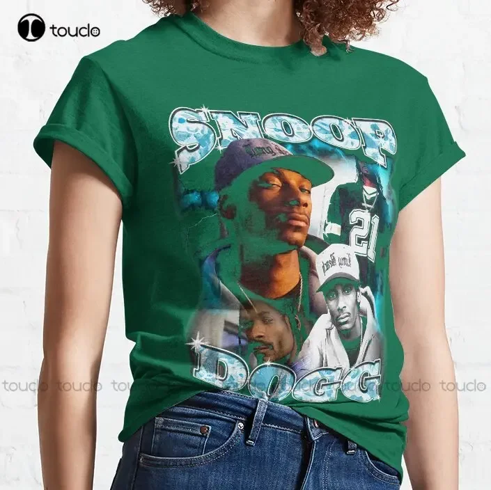 Snoop-Dogg ретро винтажная классическая футболка на заказ для взрослых и подростков