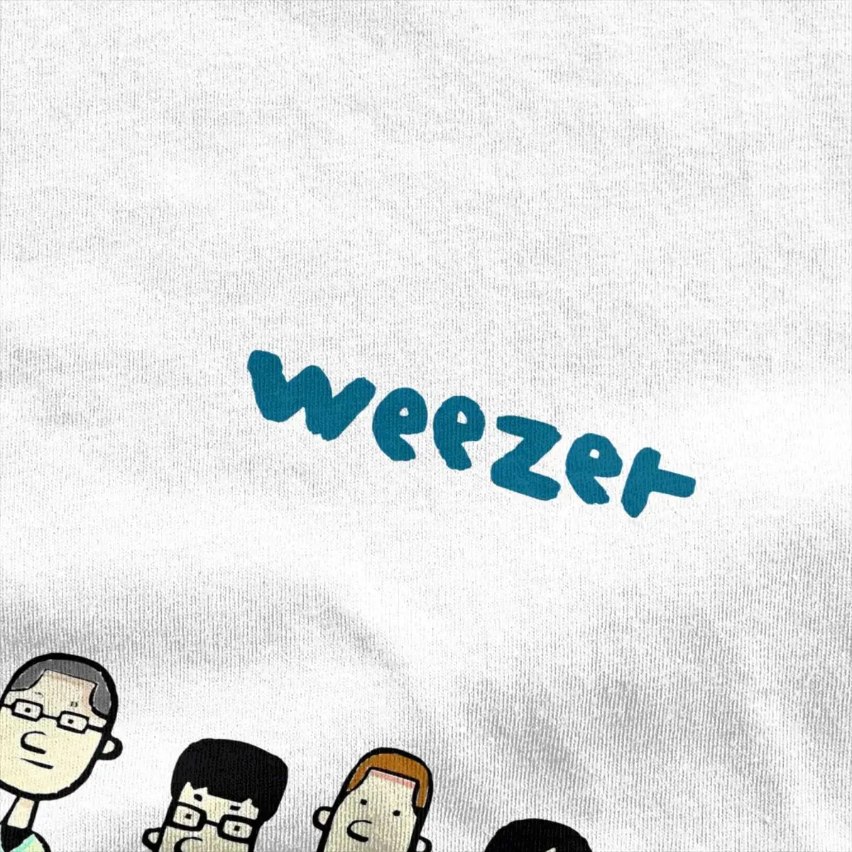 Футболка WEEZER для мужчин и женщин винтажная футболка из чистого хлопка с круглым