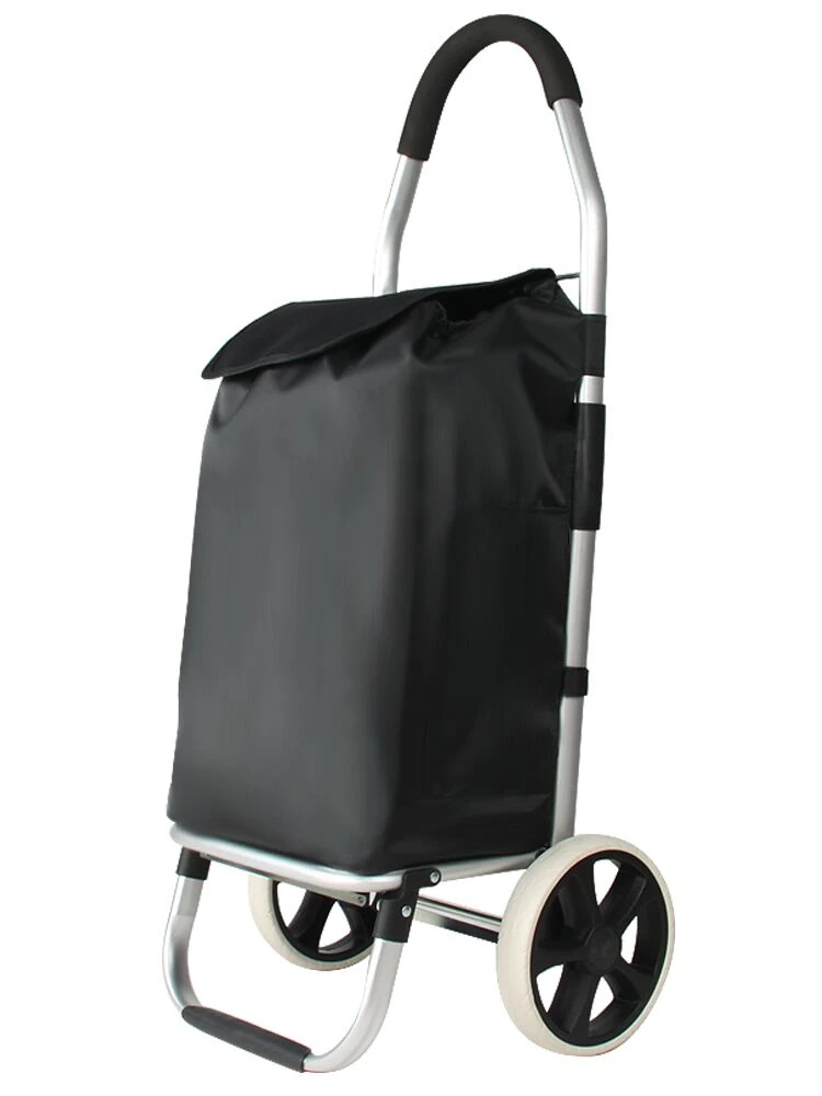 Бытовая корзина для покупок продуктовая маленькая тележка Складная портативная