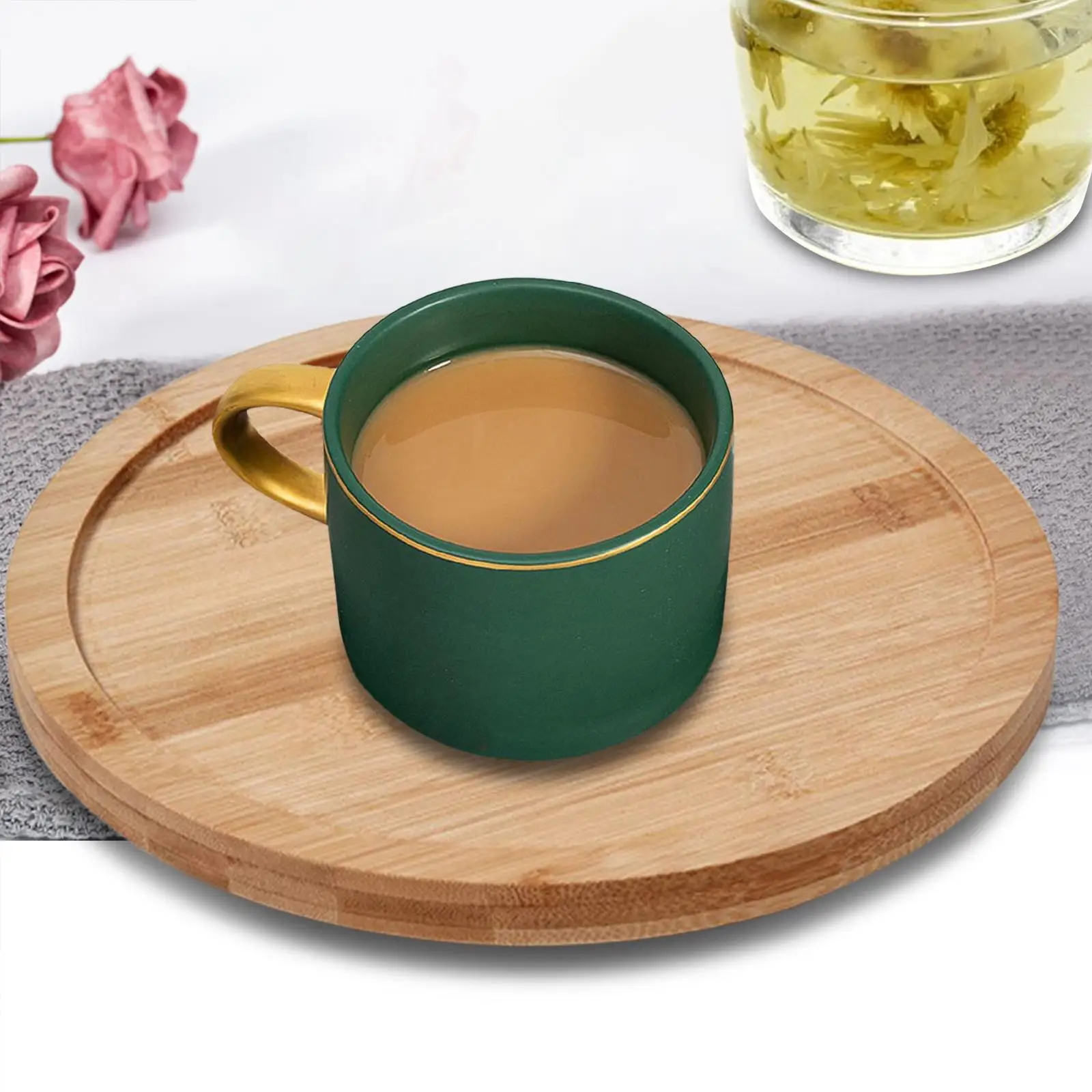 

Turntable Tray Display Tray Pantry Cabinet Organizer for Countertop, Decor