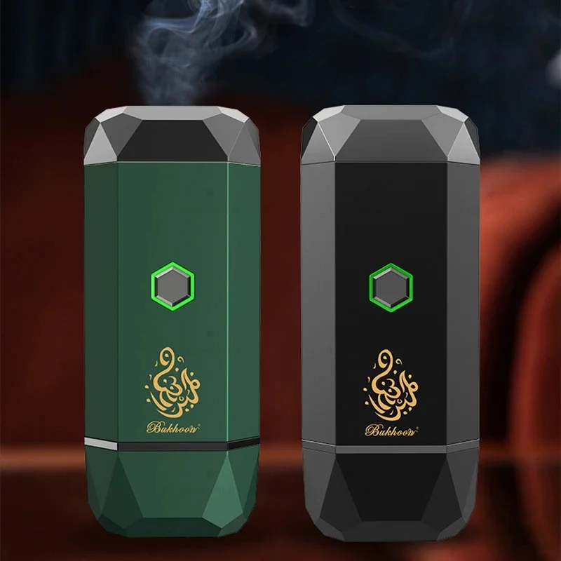 

New Arabic Aroma Diffuser USB Car Portable Rechargeable Electric Incense Burner Bakhoor Scenting Device Environment Aromatize
