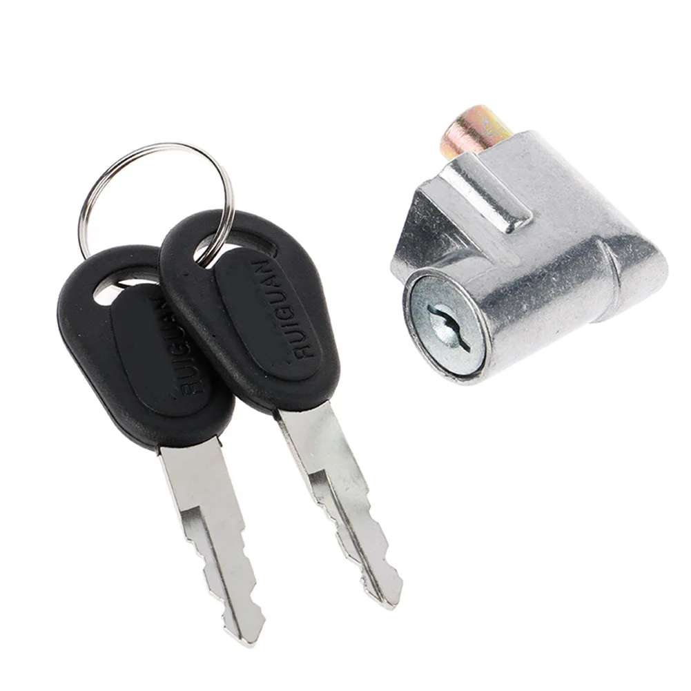 

Ignition Lock Battery Safety Pack Box Lock + 2 Key For Motorcycle Electric Bike Scooter E-bike Lock Anti-theft Lock Battery Lock