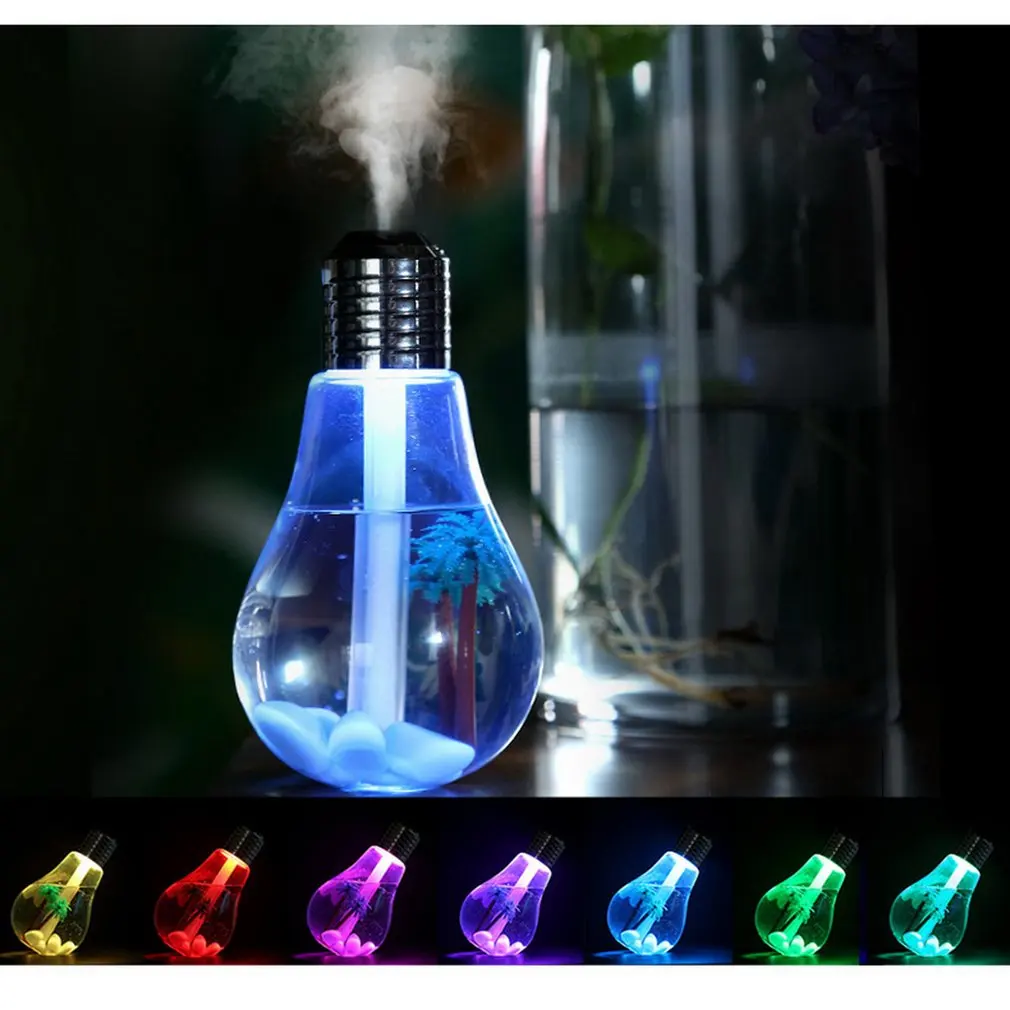 400ml Usb Air Humidifier Colorful Led Night Lamp Essential Oil Diffuser For Home Office