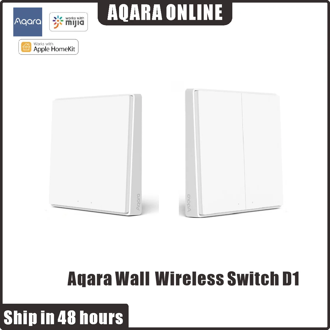

Aqara D1 Smart Switch Light Remote Control ZiGBee WI-FI Wireless Key Wall Switch work For Xiaomi mijia Mi Home App Control