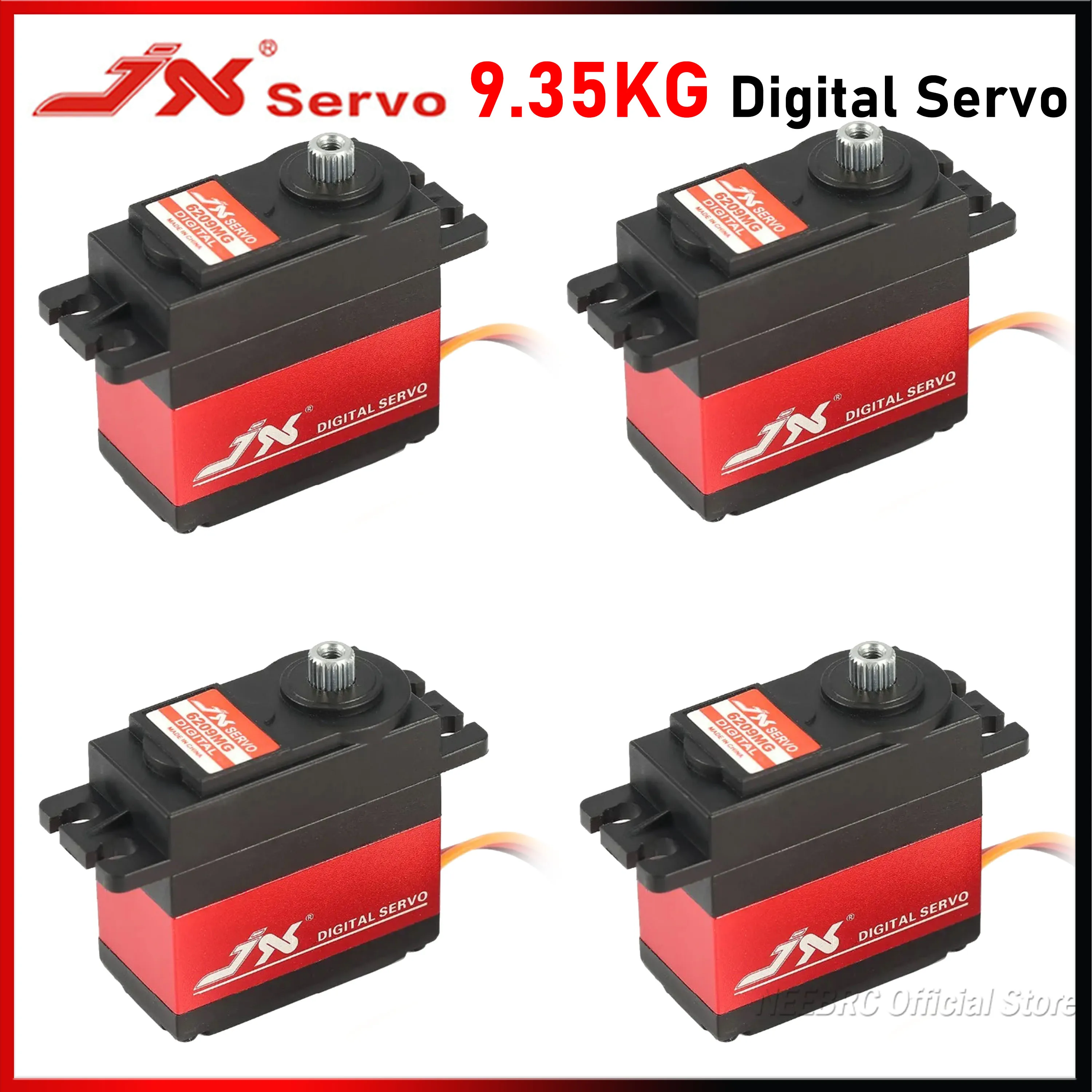 Сервопривод JX 9 35 кг стандартный цифровой металлический редукторный двигатель 4 8