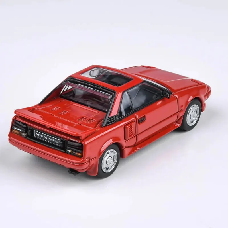 Литье под давлением коллекция автомобилей орнамент масштаб 1/64 Toyota 1985 MR2 MK1 модель