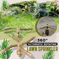 234 360%c2%b0 automatic garden sprinklers watering grass lawn rotary nozzle rotating water sprinkler system dropshipping