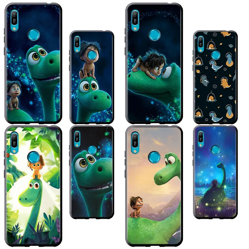 

Disney dinosaur For Huawei Y5P Y5 Y6S Y6P Y6 Y7A Y7P Y7 Y8S Y8P Y9S Y9 2018 Prime PRO 2019 2020 Black luxury Silicone Phone Case