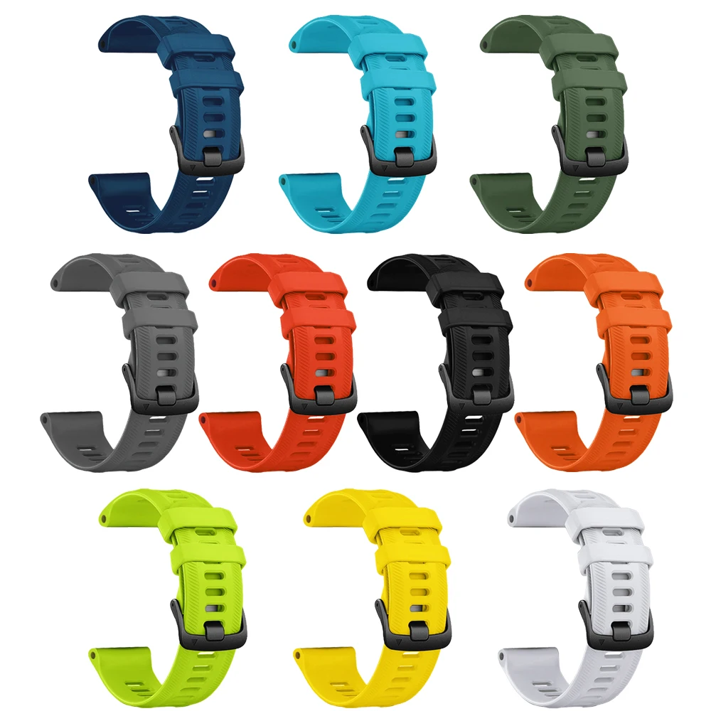 Original Silicone Band Strap for Garmin Forerunner955 Smartwatch Replaceable for Forerunner 955 Official Bracelet Wristband Belt