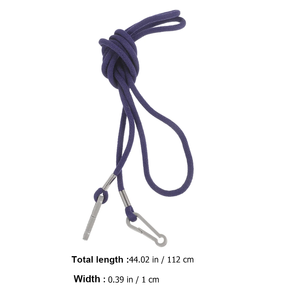 2 Pcs Children's Glove Lanyard Nylon Straps Black Gloves Key Fob Mitten Rope For Toddler Neck Multi-function Holder