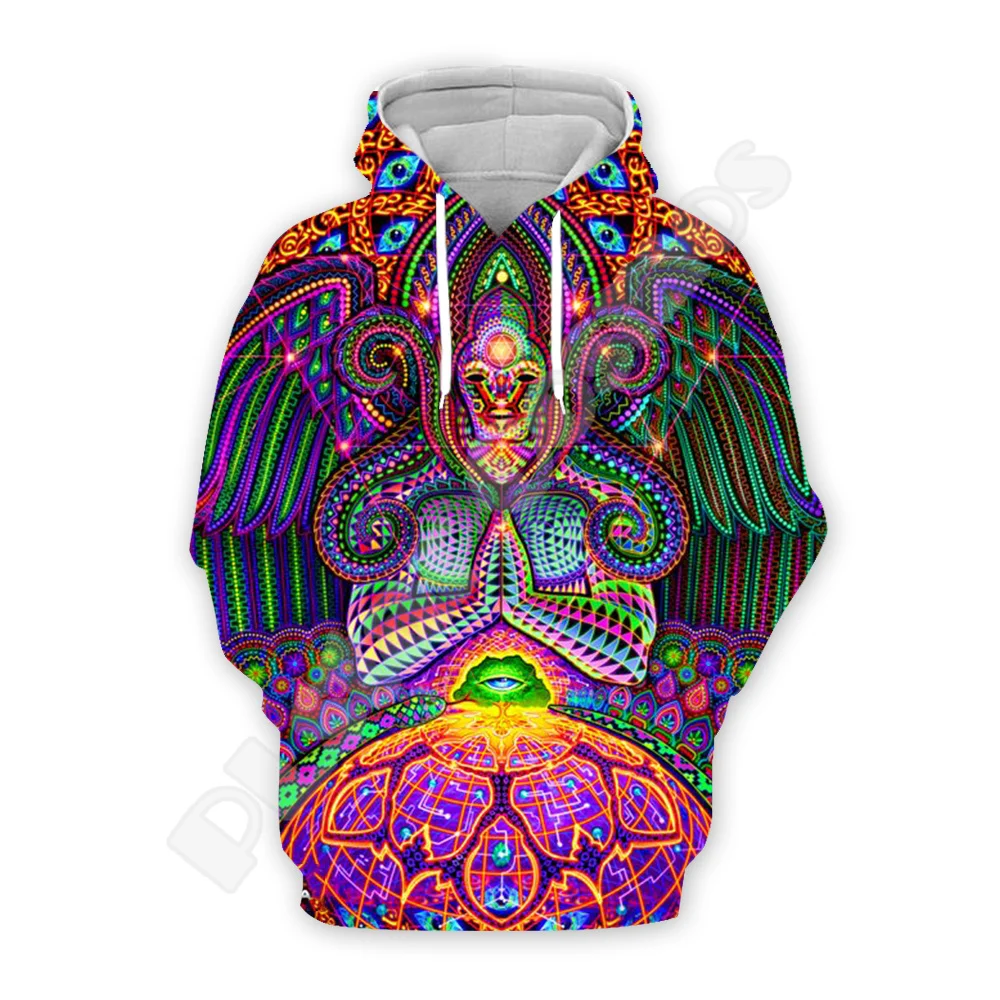 NewFashion Триппи Будда Мандала психоделический красочный ретро спортивный костюм