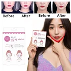 V-образная этикетка для лица, быстрая работа, аппарат для подтяжки подбородка, клейкая лента, инструмент для подтяжки лица 40 шт.компл., Лисий глаз, инструменты для макияжа, Южная Корея