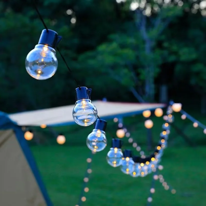 

LED G50 Globe String Light Festoon Fairy Lights Outdoor for Christmas Party Garden Decorative Street Garland Lamp Patio Backyard