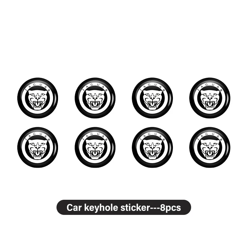 

3D эмблема автомобиля, наклейки на дверной замок, самоклеящиеся наклейки для Jaguar XF XJ XFR XKR S-Type F-Type X-Type F-Pace I-Pace