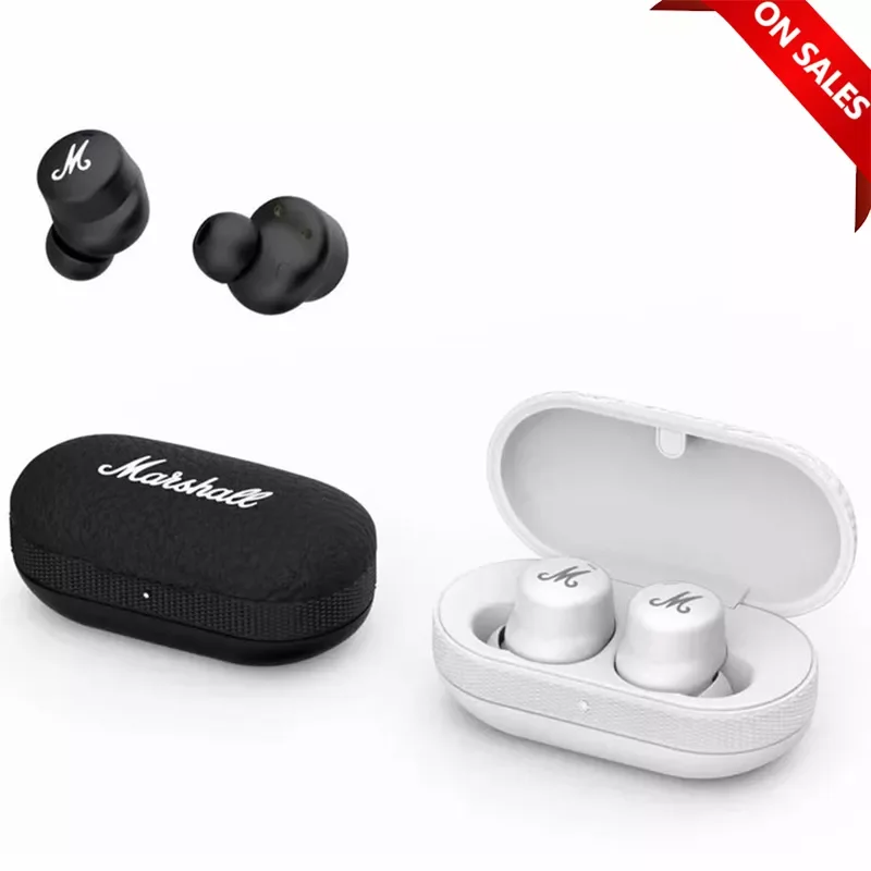 

For Marshall MODE II True Wireless Bluetooth 5.1 In-Ear Noise Cancelling Hi-Fi Subwoofer Music Sports Gaming Headphones With Mic
