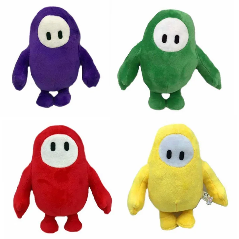 

4pcs/Lot Hot Game Jellybeans Fall Toys Plush Guy Animal Stuffed Doll Lovely Figure Peluche Brinquedos Children Christmas Gifts