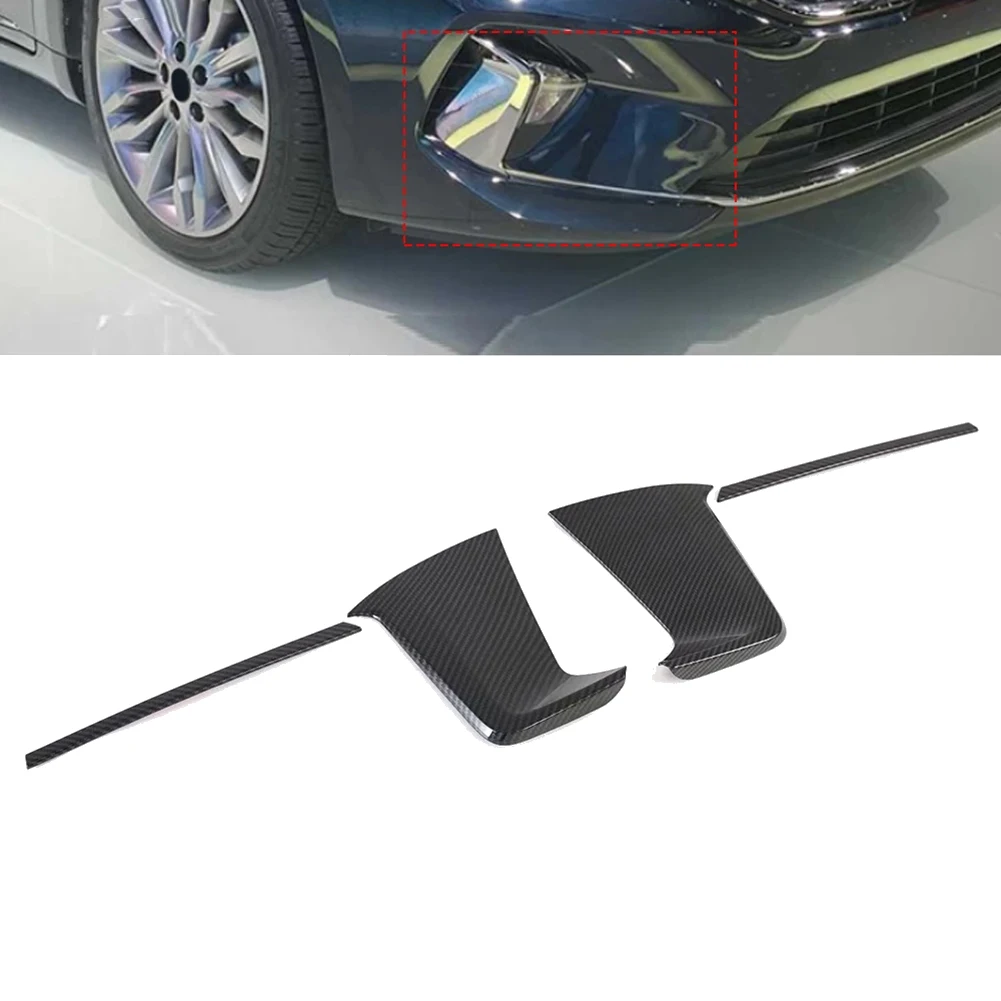 

Carbon Fiber Car Front Fog Light Cover Decoration for Kia K7 Cadenza Premier 2019 2020