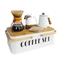 coffee maker set for home outoor travel with stainless steel coffee kettle tea pot coffee grinder chemex coffee filter parper
