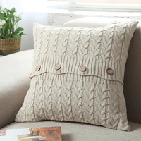 living room pillow ornamental pillows cushion for chair home decor comfort weaving green sleep nordic reading bed coarse wool