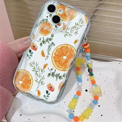 Оранжевый милый чехол с тыквой для Infinix Hot 60 50 Pro Plus 60i Note 50 50X 50S Tecno Spark Go 2 40C 40 Camon 40 30 Pro Cover