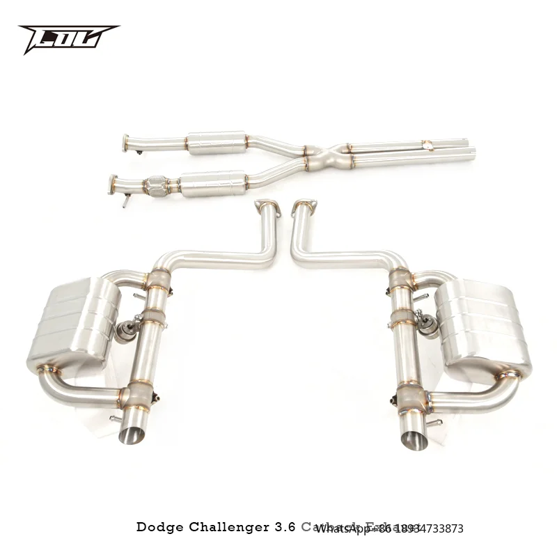 Выхлоп Boska Catback для Dodge Challenger 3.6L 2015-2022 управление выпускным клапаном выхлопная