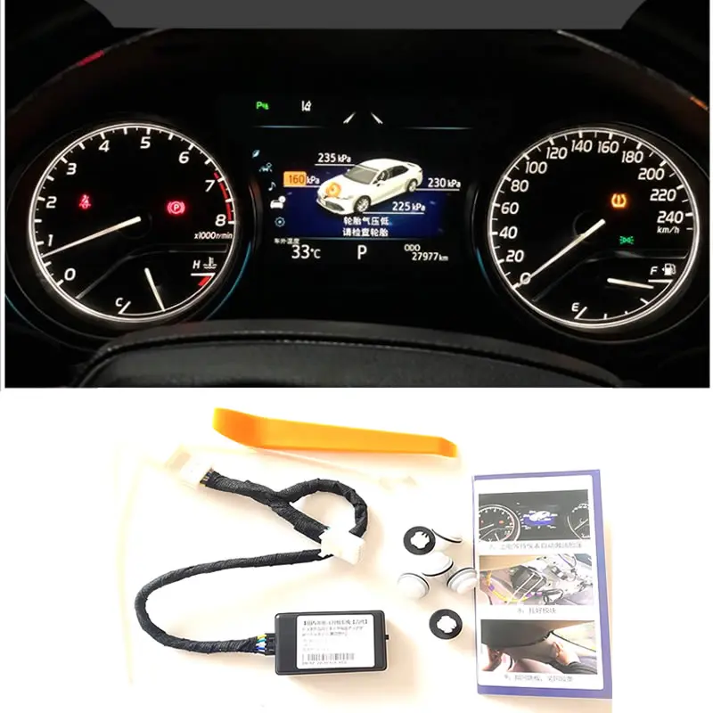 Автомобильная система контроля давления в шинах TPMS монитор охранная