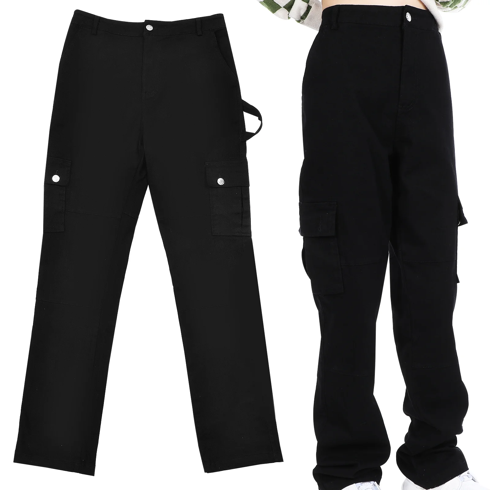 

Womans Cargo Pants Womens Girls Women's Lounge For Casual Trousers Ladies High Waisted