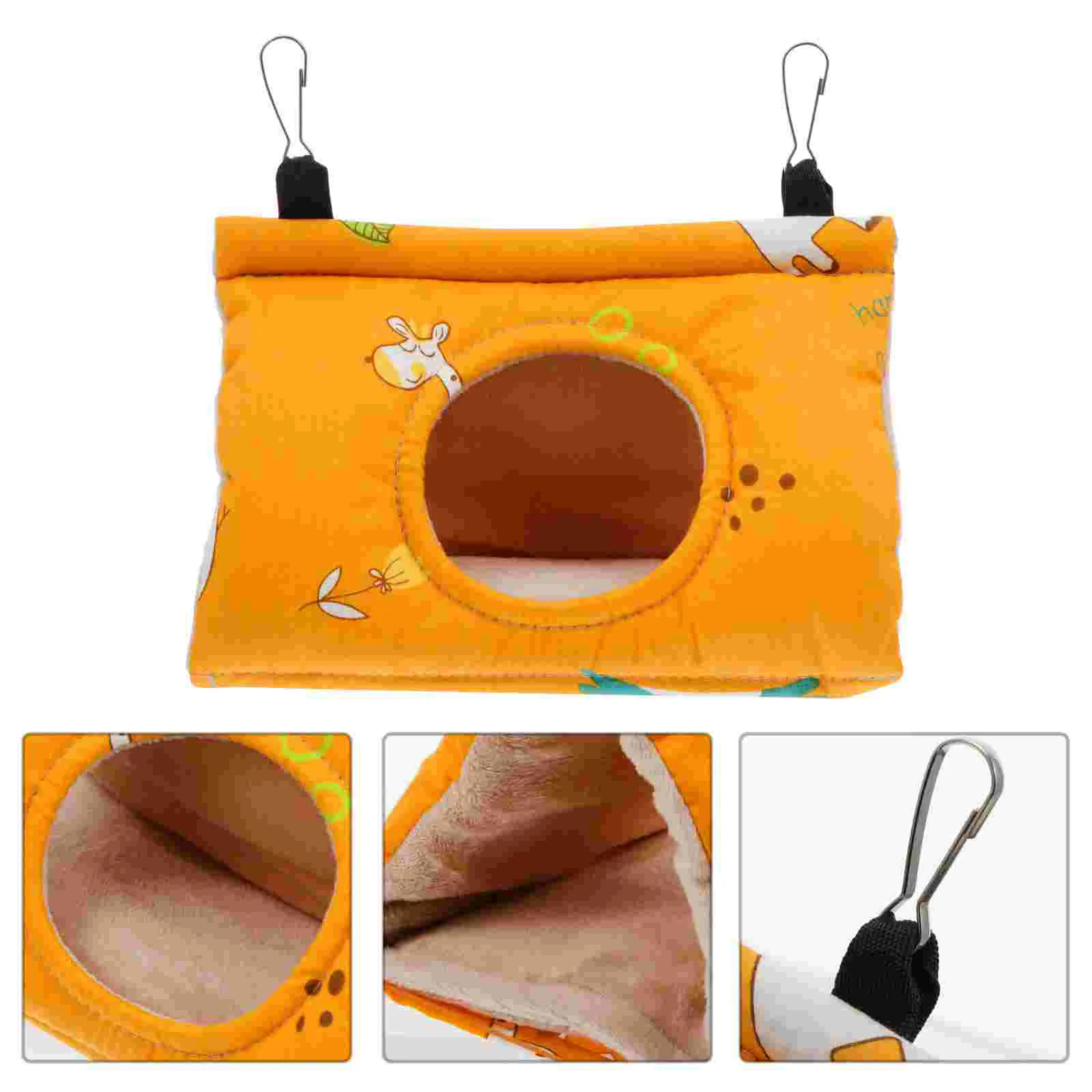 Птичье гнездо гамак для попугая теплый спальный утолщенный укрытие треугольник