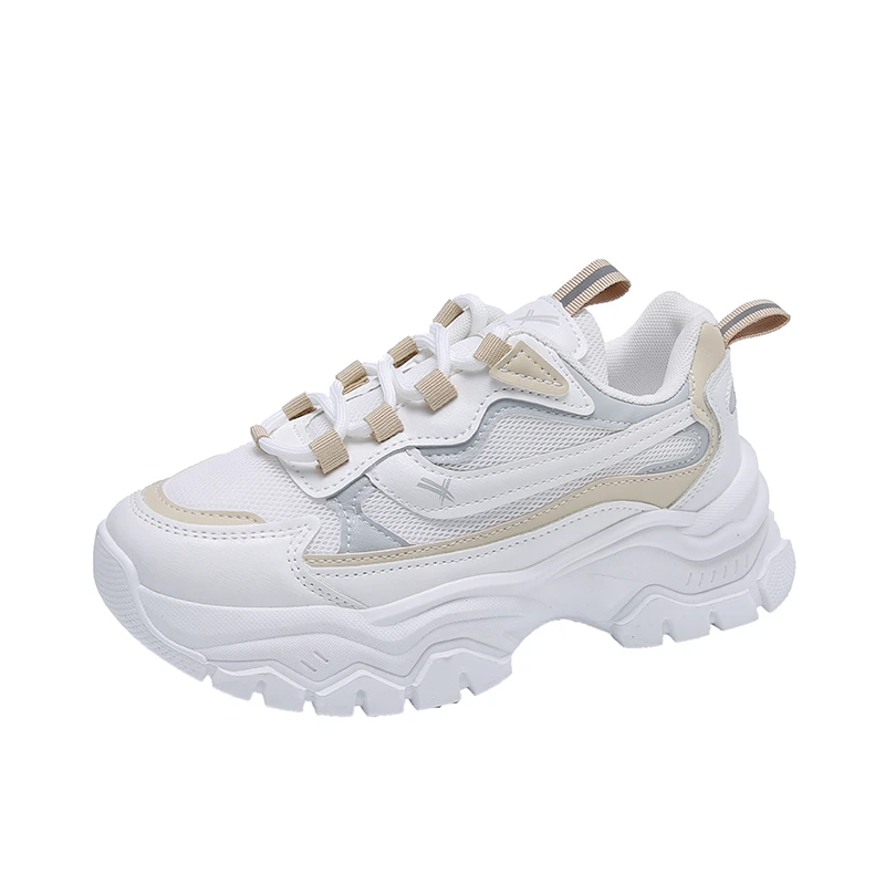 

Женские кроссовки в стиле знаменитостей, белые повседневные кроссовки для бега и спорта, весна 2021