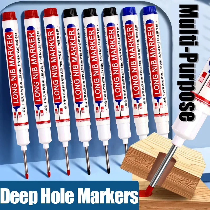 3 шт. 20 мм маркеры с длинным наконечником и глубоким отверстием для металла